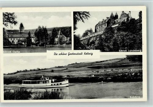 Kettwig Schloß Oefte Schloß Landsberg Ruhrbild