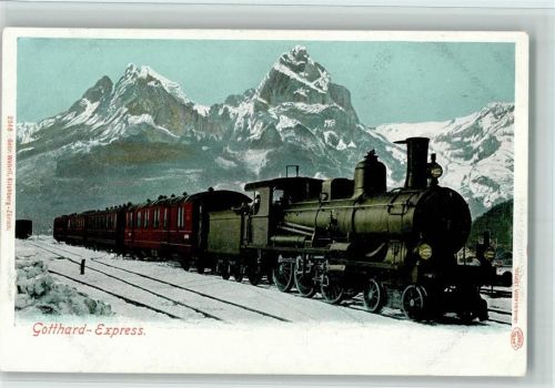 1900 Gotthard Express - Verlag Louis Glaser - Wehrli 2346 AK