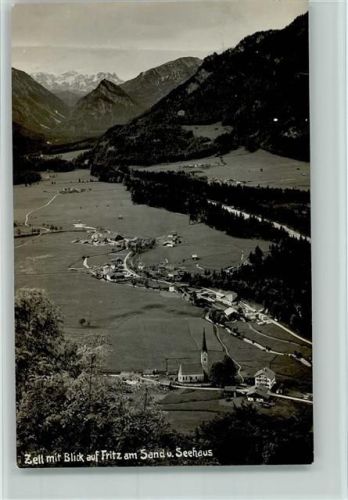 Zell Blick auf Fritz am Sand und Seehaus