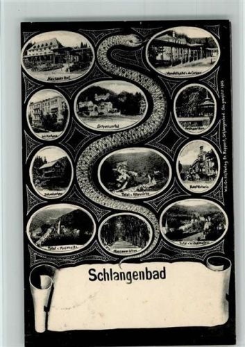 Schlangenbad 1906 Mehrfachaufnahme