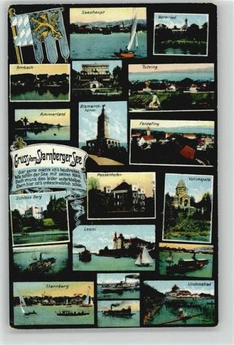 Starnberg 1926 Gruss vom Starnberger See