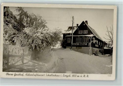 Schellerhau Oberer Gasthof Winteraufnahme