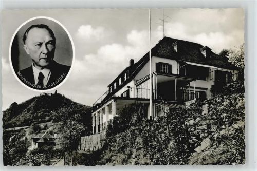 Rhöndorf 1960 Foto AK Adenauers Haus