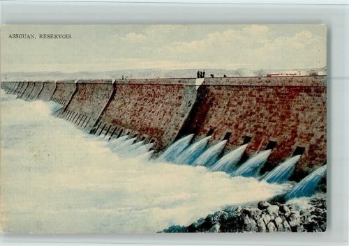 Assuan Serie Nr. 2 Cairo Post-Card Trust AK Staudamm AK Good condition