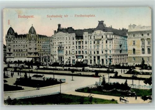 Budapest 1926 Freiheitsplatz