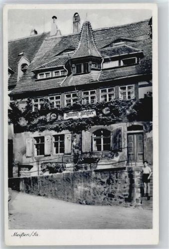 Meißen Ehemaliges Innungshaus der Tuchmacher, Weinstube Vincenz Richter