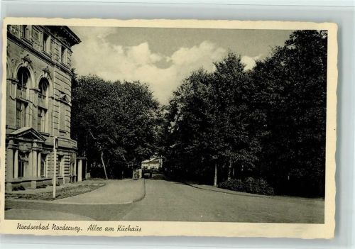 Norderney Allee am Kurhaus