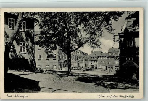 Bad Salzungen Blick auf den Marktplatz