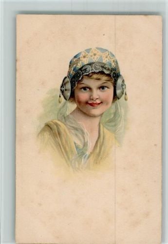 Brabant Nr. 1798 - Jugendstil-Haarschmuck Wenau Künstlerkarte