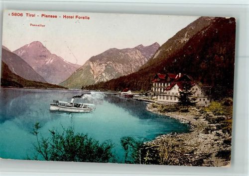 Plansee Hotel Forelle Dampfer Tanneller