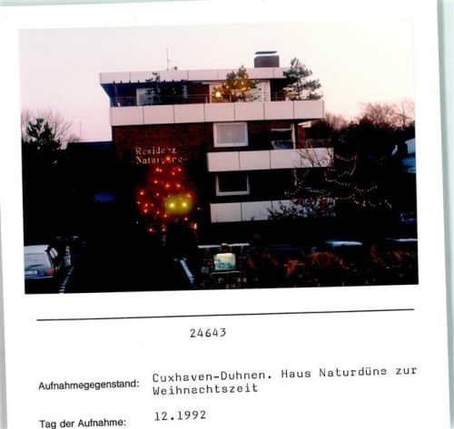 Duhnen Foto montiert auf Karton