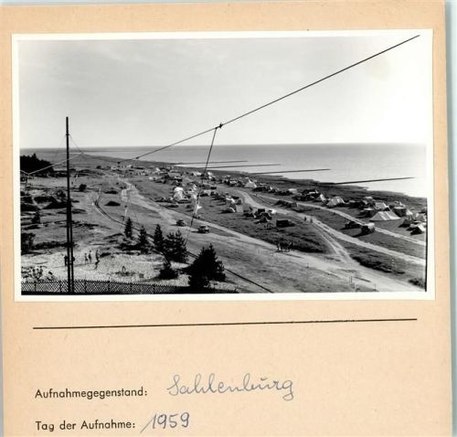 27472 W2190 Sahlenburg FOTO KEINE AK Küste Foto montiert auf Karton