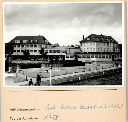 Duhnen Foto montiert auf Karton