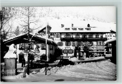 Wallgau Hotel Gasthof Zur Post Winter