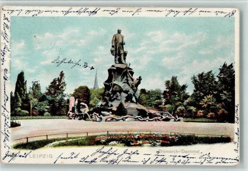 Leipzig 1901 Bismarck-Denkmal