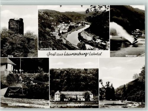 Laurenburg Burg Wasserski Wasserskispringen Erholungsheim Park