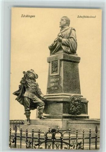 Bad Säckingen Scheffeldenkmal Trompeter