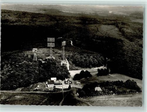 Hoherodskopf Luftaufnahme Berggasthof Hoherodskopf Clubhäuser des VHC Hüttenstempel