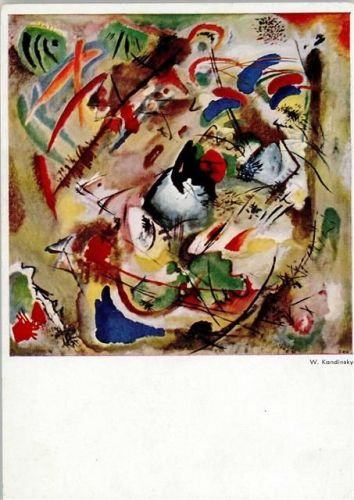 1960 Kandinsky - Hanfstaengl Druck Nr. 573 - AK