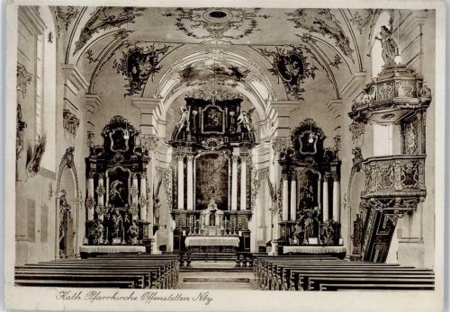 Offenstetten Pfarrkirche innen