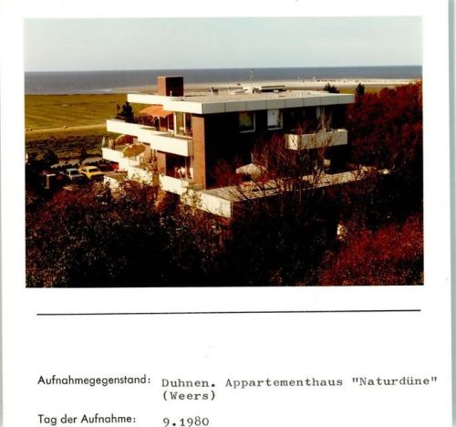 Duhnen Foto montiert auf Karton