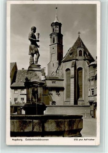 Augsburg Goldschmiedsbrunnen Foto Rolf Kellner