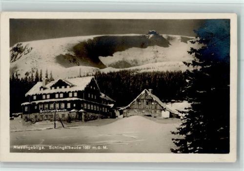 Riesengebirge Schlingelbaude Winteraufnahme