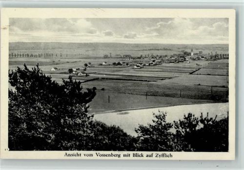Zyfflich Ansicht vom Vossenberg mit Blick auf Zyfflich
