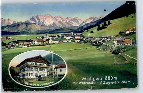 Wallgau Hotel Post, Wetterstein, Zugspitze
