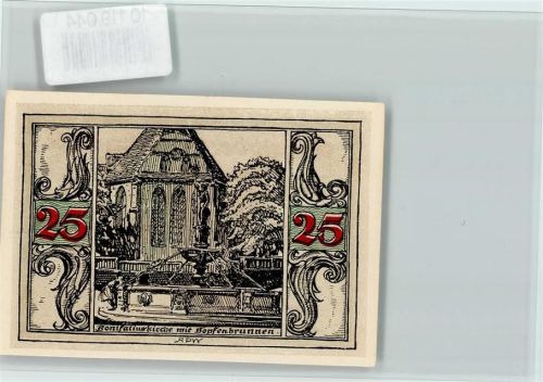 Arnstadt Notgeld 25 Pf. Bonifatiuskirche