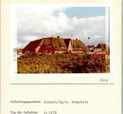 Kampen Kamphuis Foto montiert auf Karton