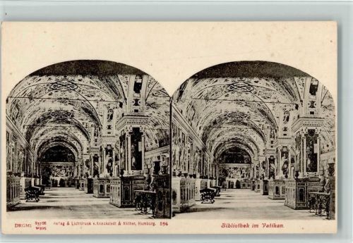 um 1900 - Knackstedt & Näther Nr. 596, Bibliothek , sehr gute Erhaltung AK