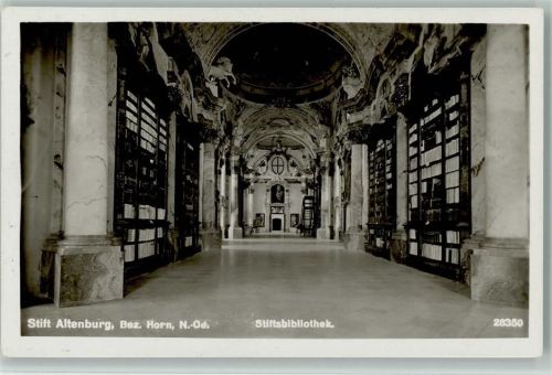 Altenburg 1933 Stift - Staatsbibliothek , Innenansicht , sehr gute Erhaltung AK