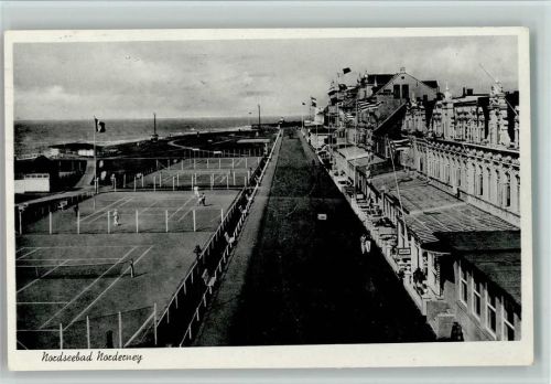 Norderney Promenade Tennisplätze