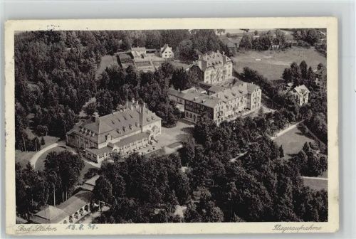 Bad Steben Luftaufnahme Staatl.Kurhaus Kur-und Schloßhotel