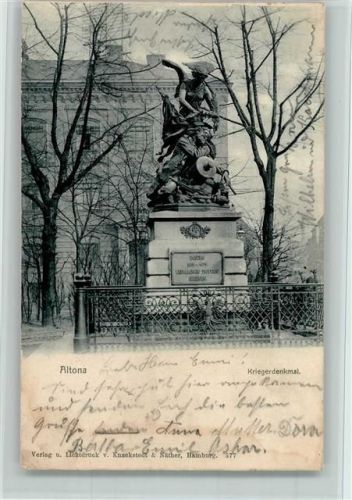 Altona 1904 Kriegerdenkmal