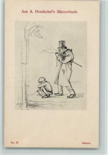 Nr. 57 Aus Hendschels Skizzenbuch - Hausse