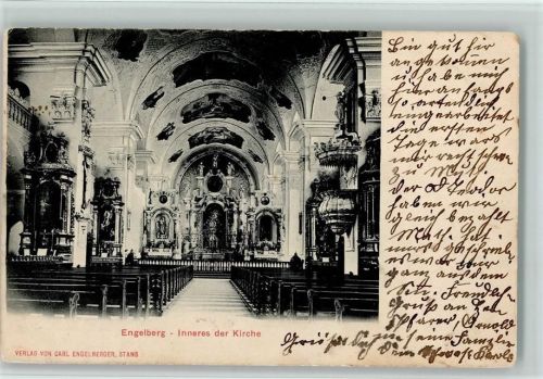 Engelberg Inneres der Kirche