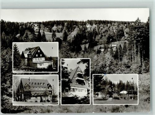 Kurort Bärenburg FDBG-Erholungsheime "Arno Lade" "Friedenswacht" "Helenenhof" Berghaus