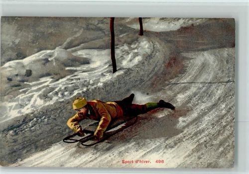 1909 Sport d`hiver - Verlag Burgy 496 AK