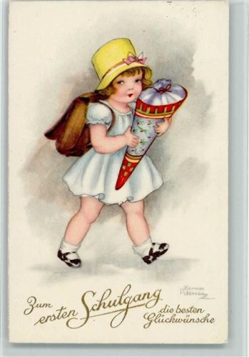 1932 Verlag HWB Alabaster Serie 3716 - sign Hannes Petersen