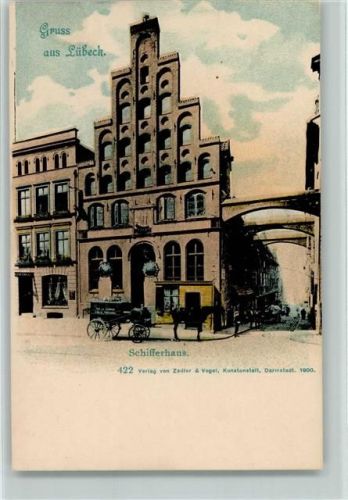 Lübeck Schifferhaus Pferdekutsche