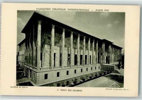 Exposition 1931 - Nr. 6 Musee des Colonies , sehr gute Erhaltung AK