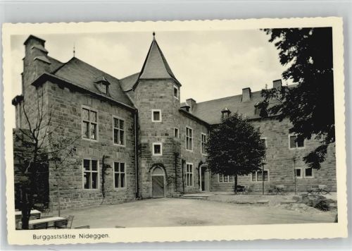 Nideggen 1950 Burggaststätte