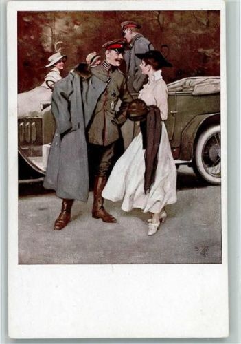 1917 Soldatenliebe - Nr. 20 Am Flugplatz , sehr gute Erhaltung AK