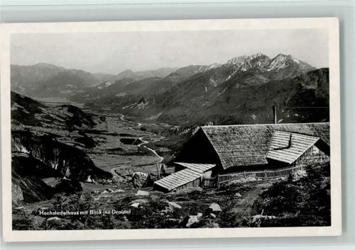 Hochstadelhaus Blick ins Drautal