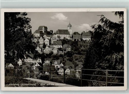 Altensteig Blcik auf die Oberstadt