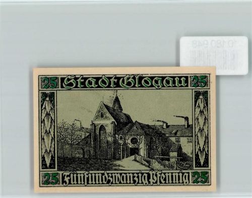Glogau Notgeld Menden Heiligen-Figuren