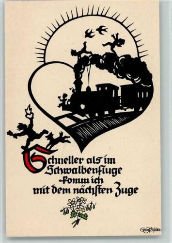 Nr. 741 Eisenbahn - Schneller als im Schwalbenfluge