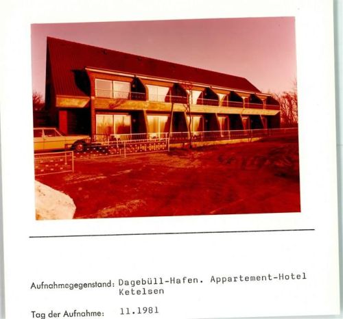 Dagebüll Appartement-Hotel Ketelsen Foto montiert auf Karton